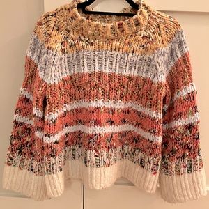 Anthropologie XS knit multi color sweater. Great condition, worn a couple times